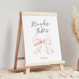 Poster Books rose pour Baby Table Signal