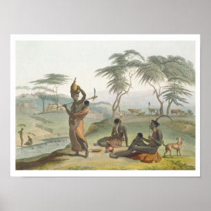 Poster Boosh Wannahs, assiette 8 de 'African Scenery et A
