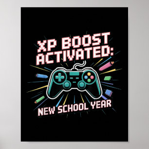 Poster Boost d'Xp, Nouvelle Année Scolaire, Rentrée Scola