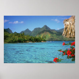 Poster Bora Bora Island, Polynésie française