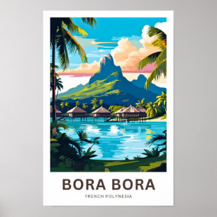Poster Bora Bora Polynésie française