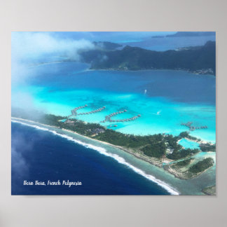 Poster Bora Bora, Polynésie Française De L'Air