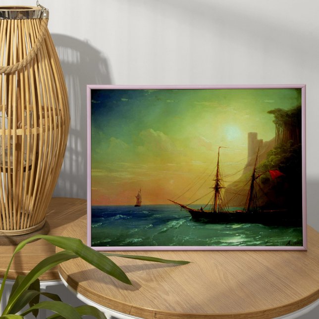 Poster Bord de mer, Aivazovsky (Créateur téléchargé)