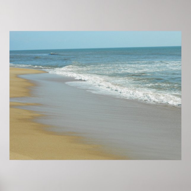 Poster Bord de mer calme (Devant)
