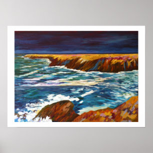 Poster Bord de mer en Bretagne