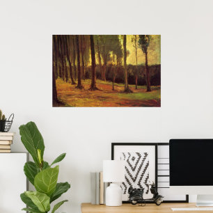 Poster Bord d'un bois par Vincent van Gogh