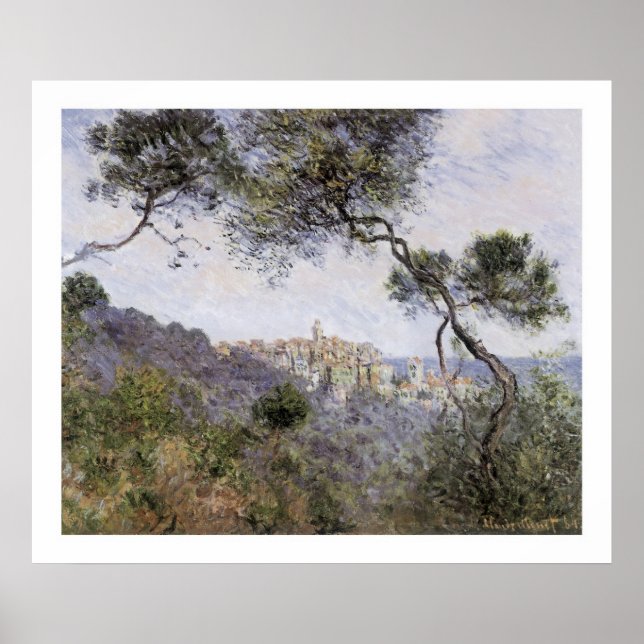 Poster Bordighera, Italie (Devant)