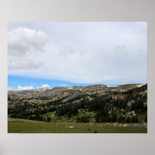 Poster Bordure des monts Absaroka-Beartooth 16x20