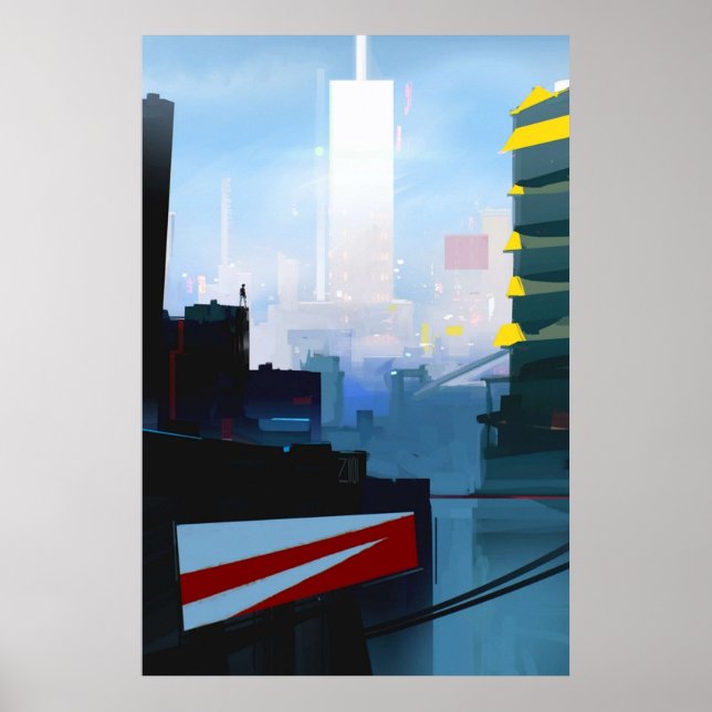 Poster Bordure miroir (Devant)