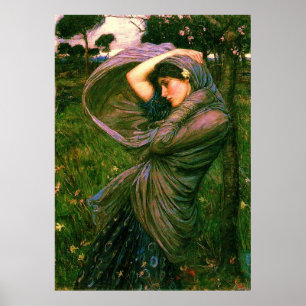 Poster Boreas (1902)~ Toile d'art