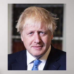 POSTER BORIS JOHNSON PREMIER MINISTRE BRITANNIQUE
