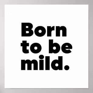Poster Born To Be Mild