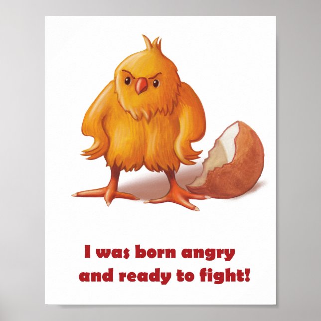 Poster Born to fight (Devant)