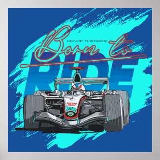 Poster Born to ride