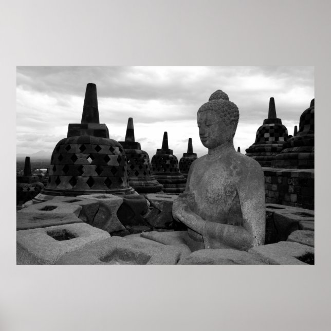 Poster Borobudur (Devant)