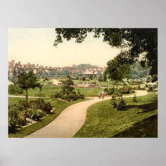 Poster Borough Gardens, Dorchester, Dorset, Angleterre
