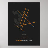 BOS - Diagramme de l'aéroport de Boston
