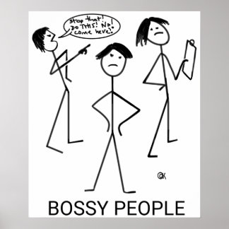 Poster Bossy People
