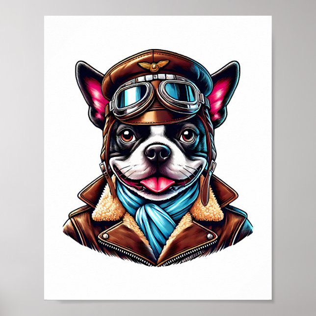 Poster Bostie Pilot Design (Devant)