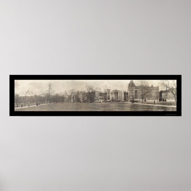 Poster Boston Common MA Photo 1910 (Devant)