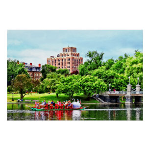 Poster Boston MA - Boston Public Garden