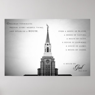 Poster - Boston Massachusetts LDS Tempel 2