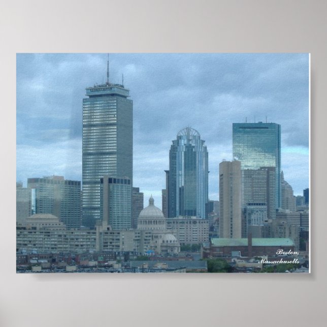 Poster Boston Skyline (Devant)