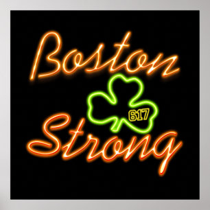 Poster Boston Strong Irish GREEN