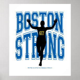 Poster Boston Strong Runner