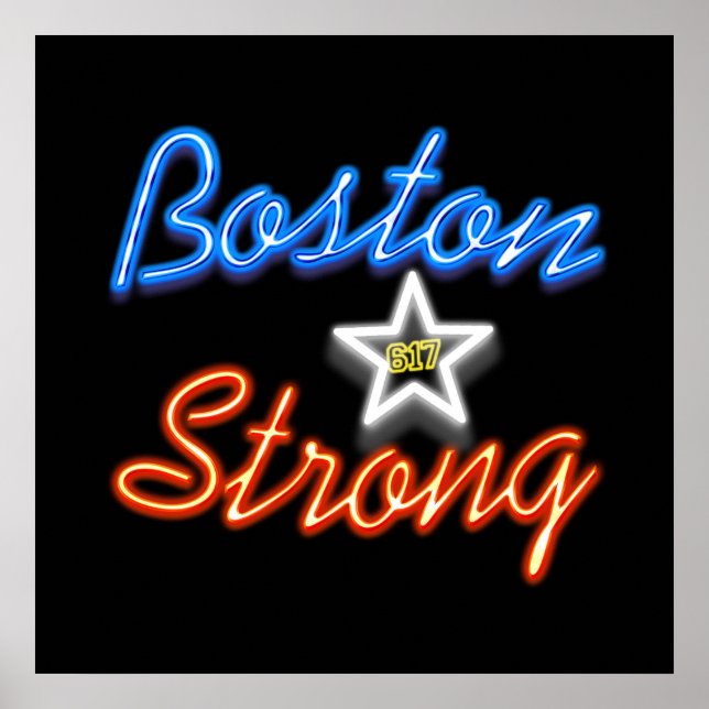 Poster Boston Strong USA (Devant)