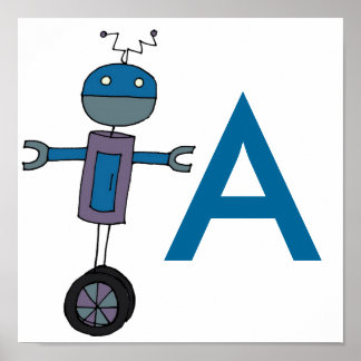 Poster Bot sur roues