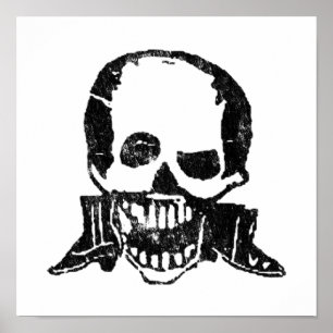 Poster Bottes et crâne Posada Calavera