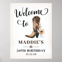 Bottes pour fille Signal d'anniversaire Western Dé