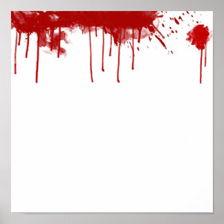 Poster Bouche de sang 2
