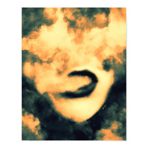 Bouche fumée Vape Grunge Art