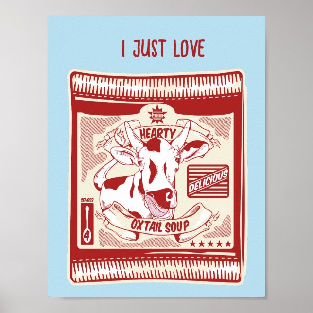 Poster Bouche Oxtail (Devant)