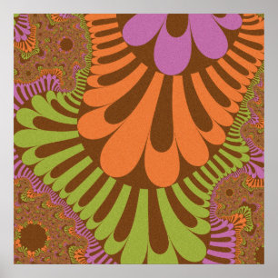Poster Boucle arc-en-ciel