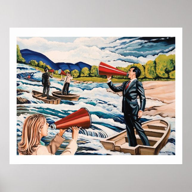 Poster Boucle et flux (Devant)