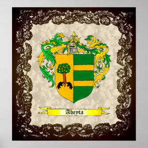 Poster Bouclier d'Abeyta / Armoiries