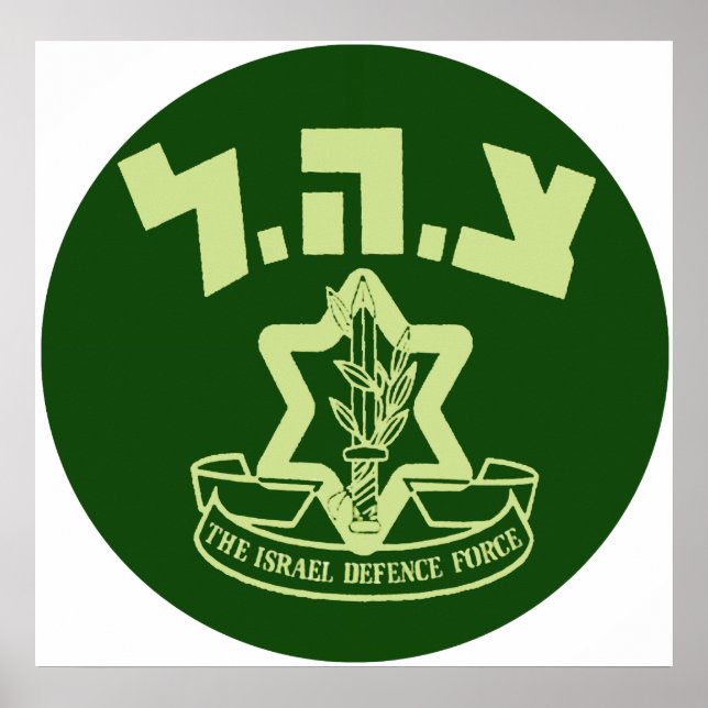 Poster Bouclier tzahal (Devant)