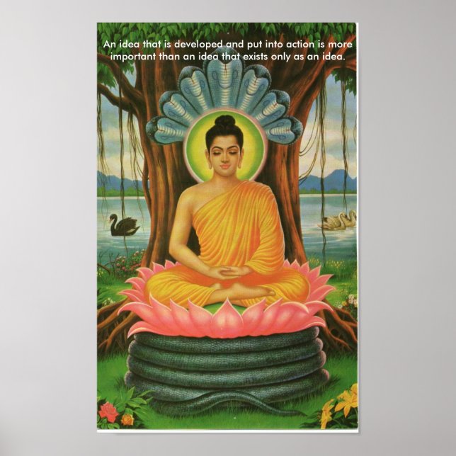 Poster bouddha (Devant)