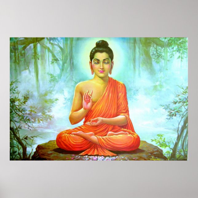 Poster Bouddha (Devant)