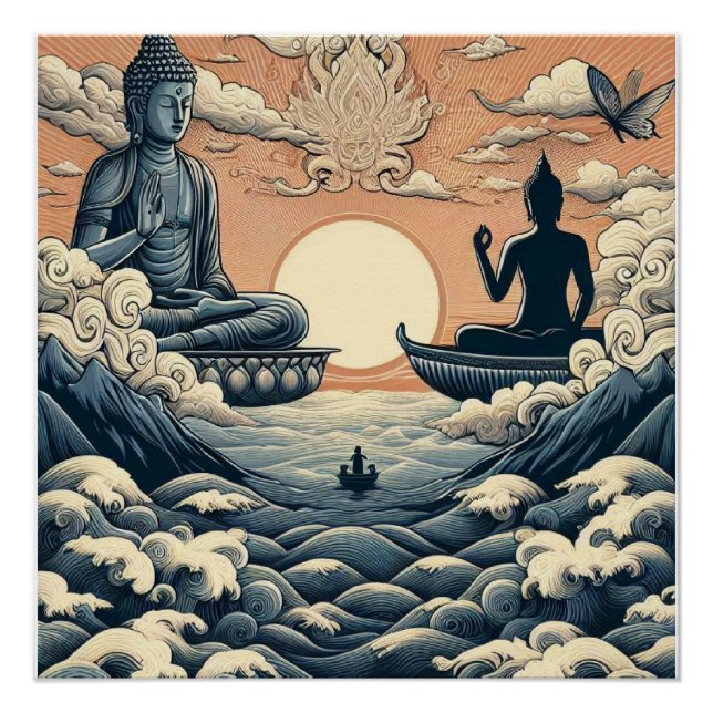 Poster Bouddha (Devant)
