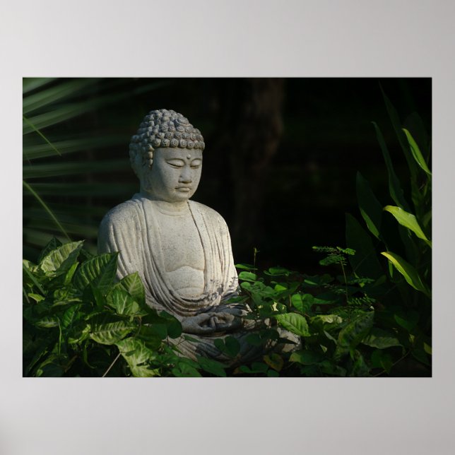 Poster Bouddha dans la pensée (Devant)
