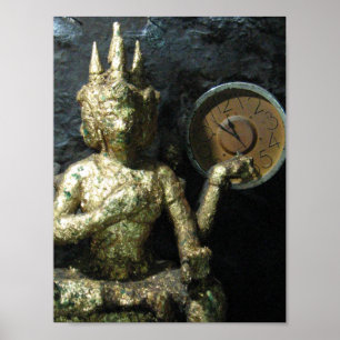 Poster Bouddha Heure ... Thaïlande