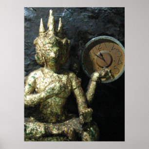 Poster Bouddha Heure ... Thaïlande
