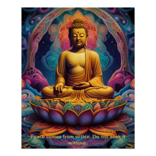 Poster Bouddha : L'incarnation des Lumières