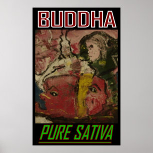 POSTER BOUDDHA PURE SATIVA