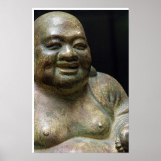 Poster Bouddha riant