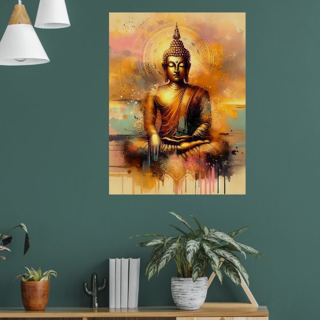 Poster Bouddha spirituel (Salon 1)